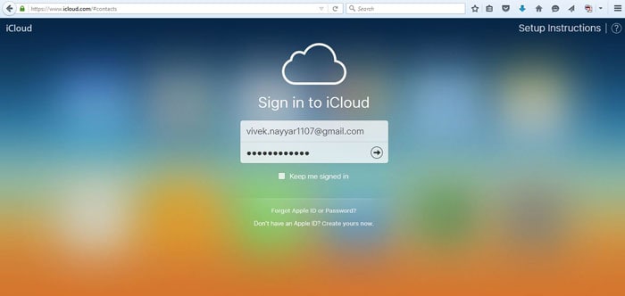 pasos para exportar contactos de iCloud a Outlook