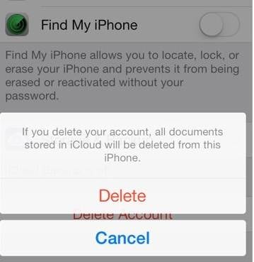 iCloud-Konto ohne Passwort entfernen abgeschlossen