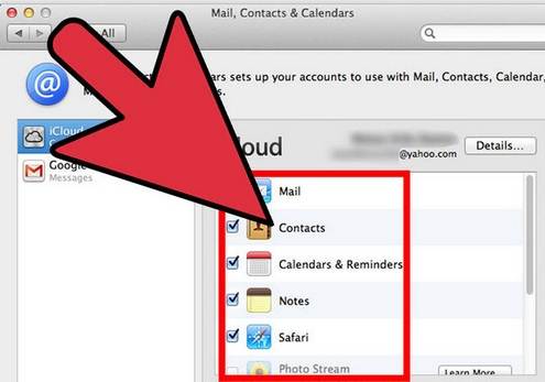 Az iCloud letiltása a Mac rendszeren befejeződött