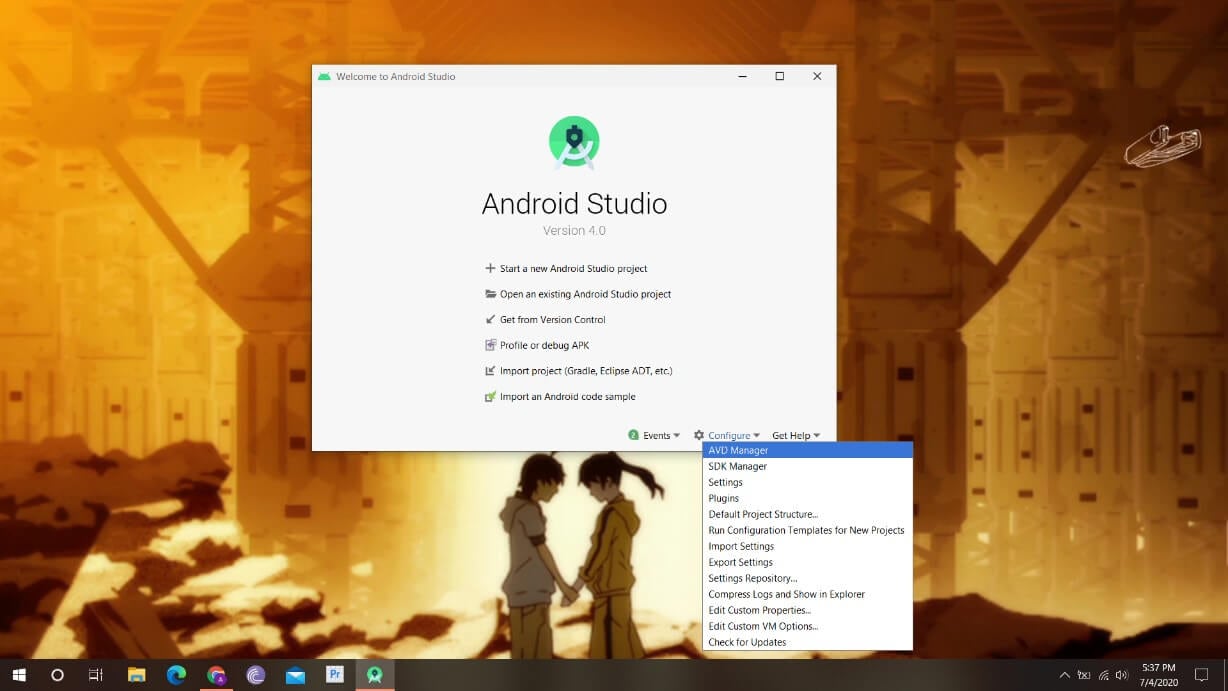 configureer je Android-studio