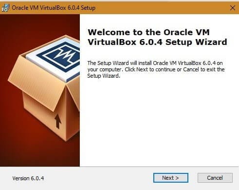 installer la boîte virtuelle