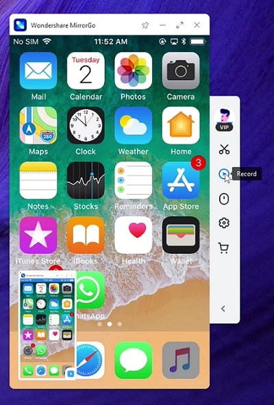 registro de pantalla en ios14 7