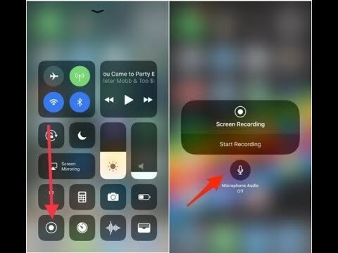 iPhone8で録画をスクリーニングする方法