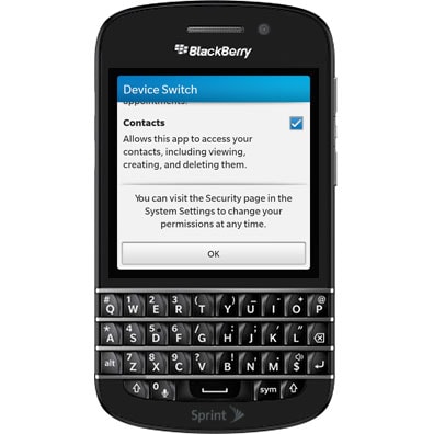 Android에서 BlackBerry-05로 데이터 전송