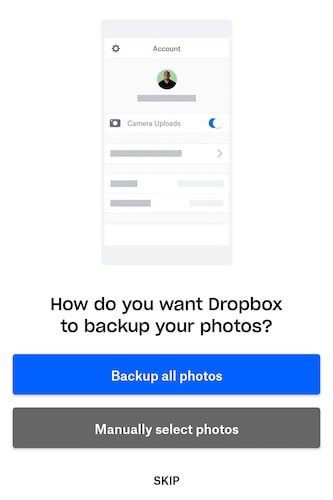 Αυτόματη δημιουργία αντιγράφων ασφαλείας στο Dropbox