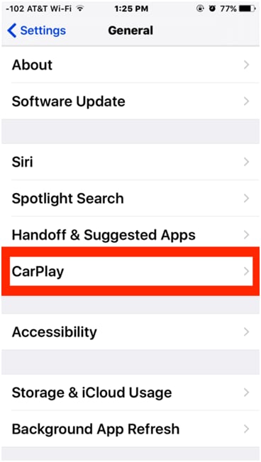 iOS carplay nefunguje 7