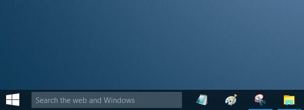 open het startmenu