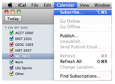 مزامنة iCal مع iphone - الخطوة 1 لمزامنة iCal لمستخدمي iCal الآخرين