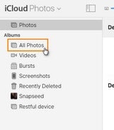 transferir fotos do icloud para o Android no mac - passo 3