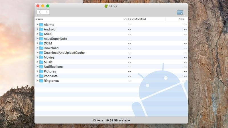 MacでiCloudの写真をAndroidに転送する-ステップ6