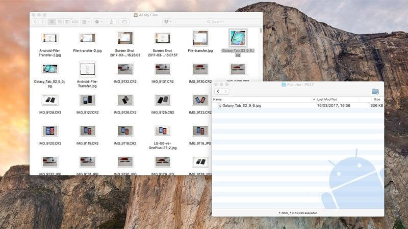 transferir fotos de icloud a Android en mac - paso 7