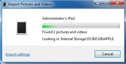 PCを介してiPadからSDカードに写真を直接転送する