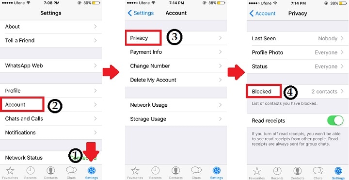 Problémy a řešení ios 12 whatsapp-Zkontrolujte, zda byl uživatel zablokován