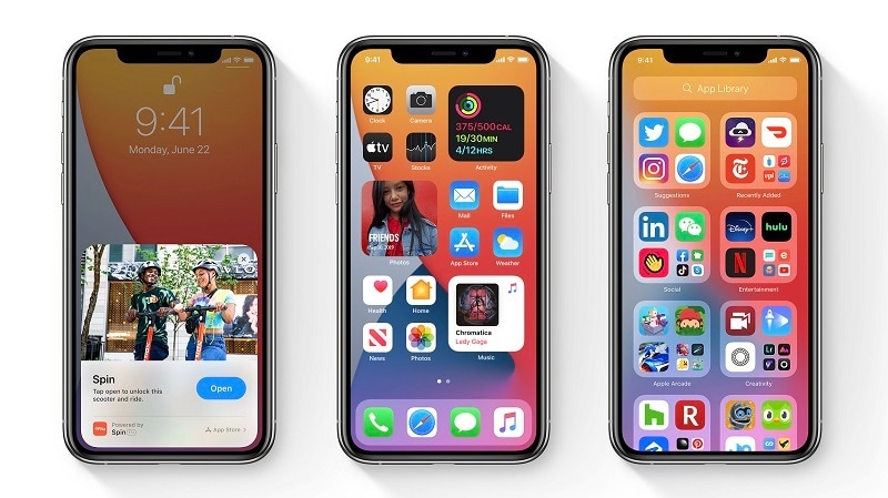 ios 14 beta public nouvelle interface