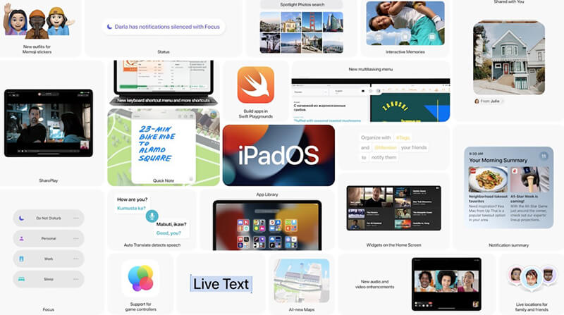 Introduktion til iPadOS 15
