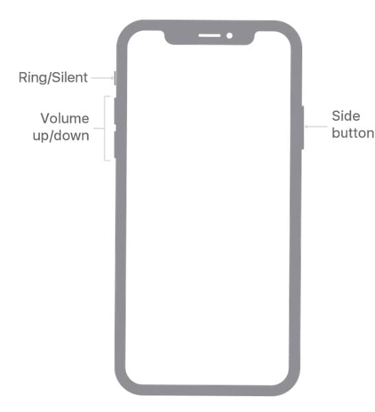 iphone side knap