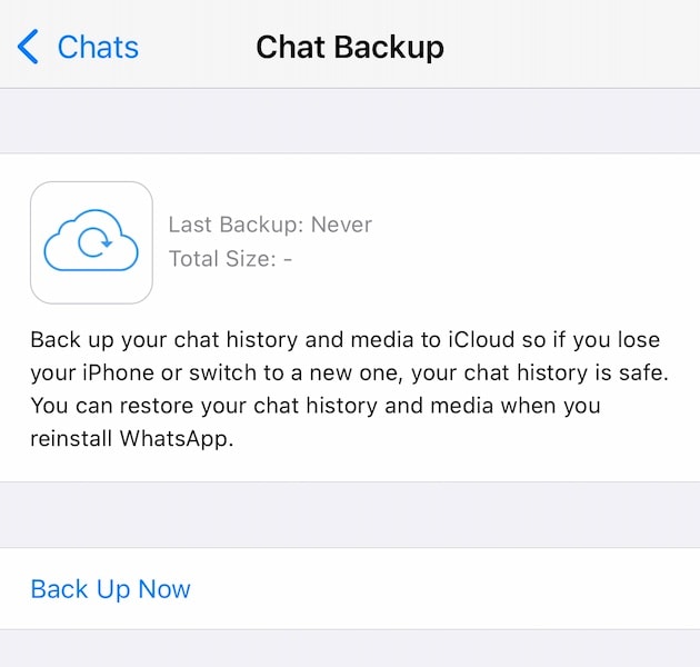 backup af whatsapp-chat