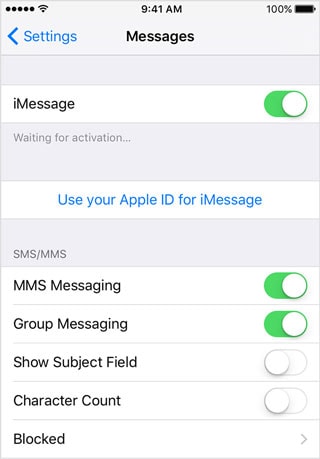 iphone üzenetek beállításai