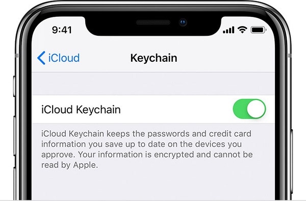 iphone الجديد icloud keychain