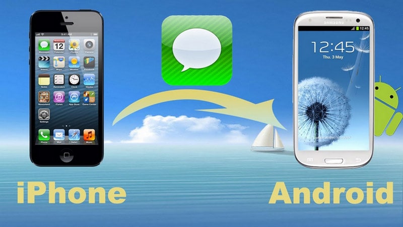 sms iphone vers android 1