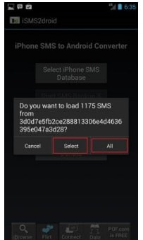 iPhone sms na Androida przez iTunes przywracanie kopii zapasowej 8