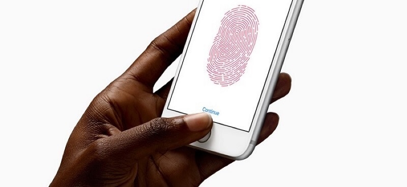 touch id-gebaar