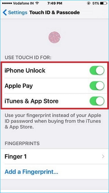 touch id-functie