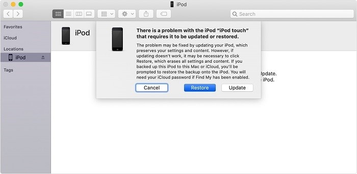 iPod ist deaktiviert Verbindung zu iTunes herstellen