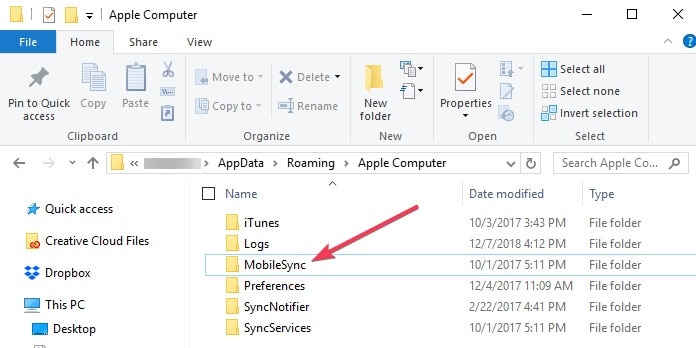 Überprüfen Sie den Speicherort der iTunes-Sicherungsdatei