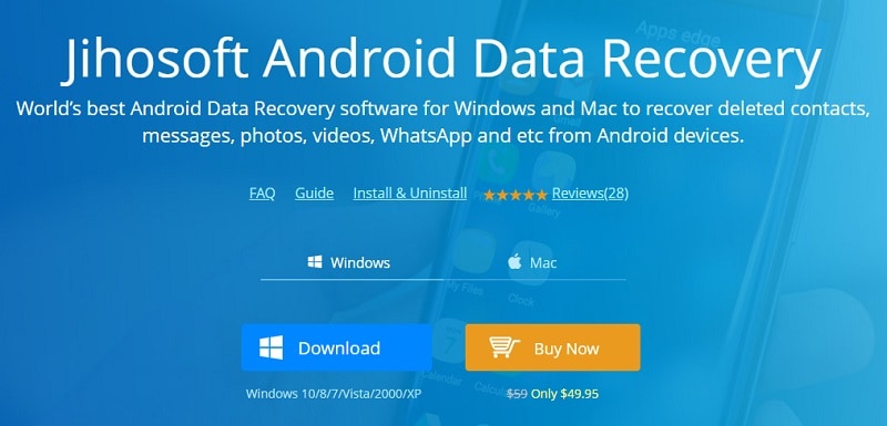 Jihosoft Android Phone-Wiederherstellung