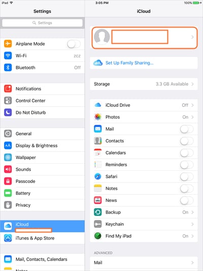 Übertragen Sie Fotos mit iCloud auf die SD-Karte - Melden Sie sich mit der Apple-ID an