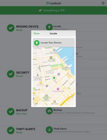 aplicativos de segurança do iphone - Lookout