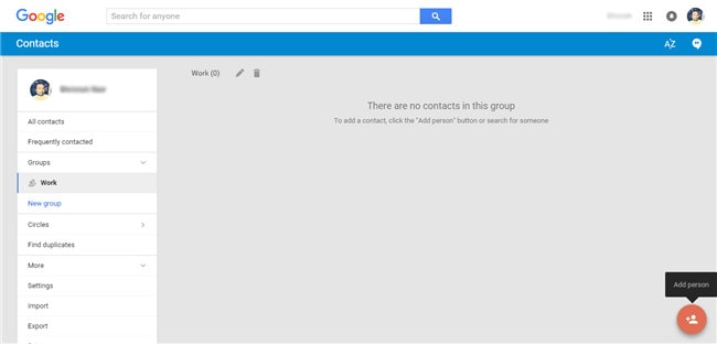 Google-Kontakte verwalten