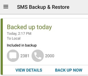 transferência de mensagens por sms backup restore 3