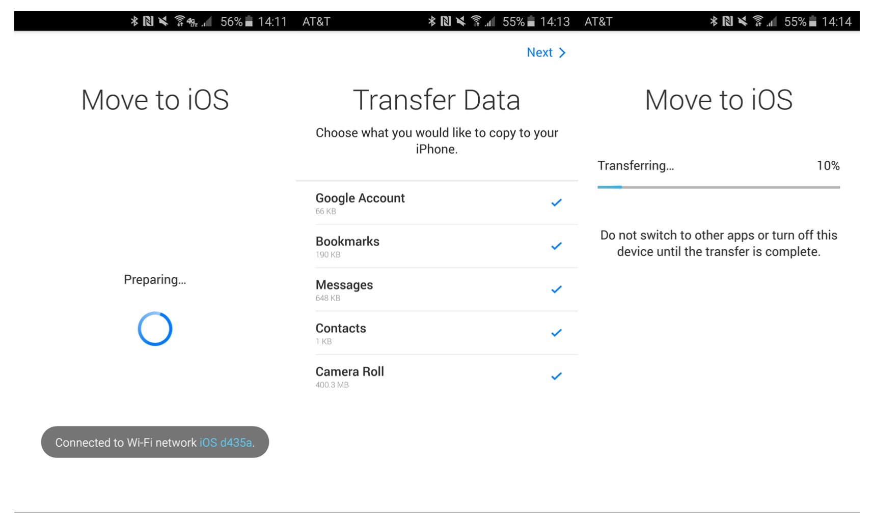 elige los tipos de datos