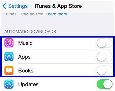 iTunes 및 App Store 설정