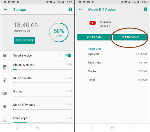 mise à jour android oreo - problème de redémarrage