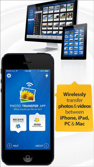 applicazione per il trasferimento di foto per iPhone