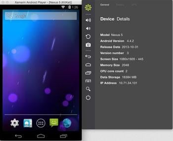 Android emülatörü pc mac windows için Android aynası Linux-Xamarin Android Player