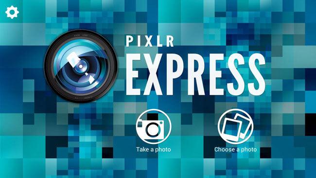 iphone photoshop Uygulaması Alternatifi-PixLr Express