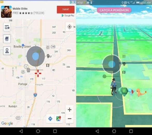 Führen Sie die Pokemon Go-App aus