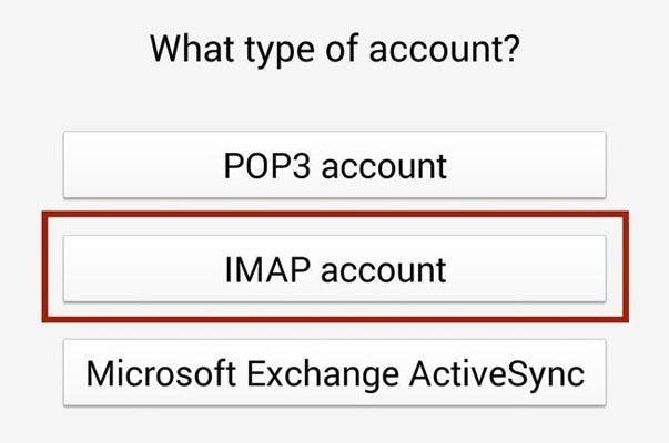 étape 3 pour configurer un compte iCloud sur Android