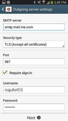 configurer un compte iCloud sur Android