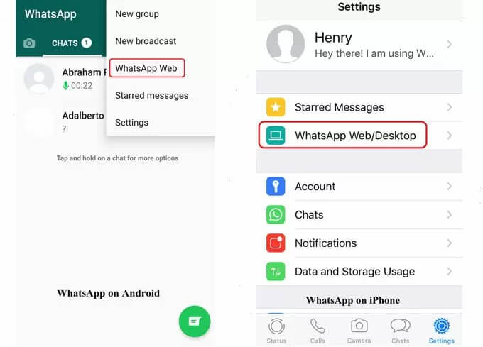 الوصول إلى-whatsapp-web-option-to-access-whatsapp-on-computer