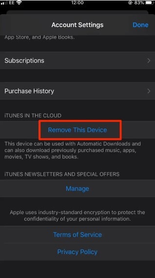 rimuovere un ID Apple da un iPhone 3