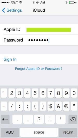 restaurar la copia de seguridad de la foto del iPhone desde iCloud
