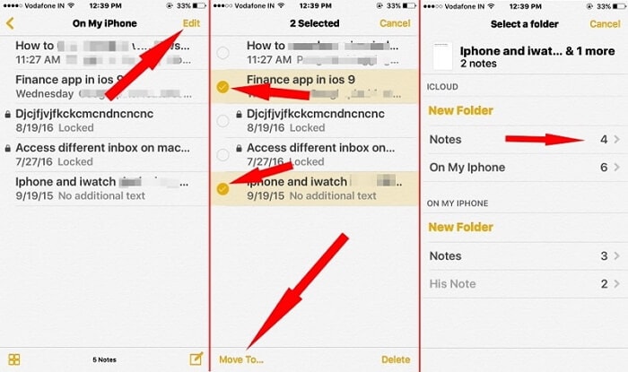 Notizen mit icloud synchronisieren