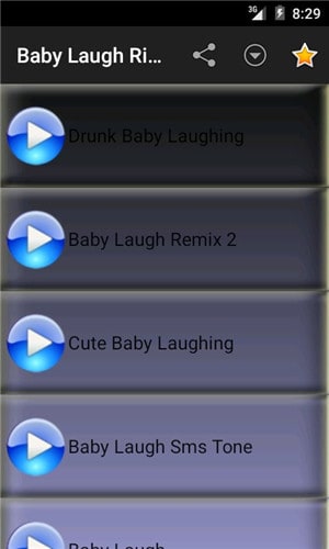 Soittoäänisovellukset Android-Baby Laugh -soittoäänille