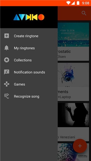 Applications de sonnerie pour Android - Sonneries Audiko