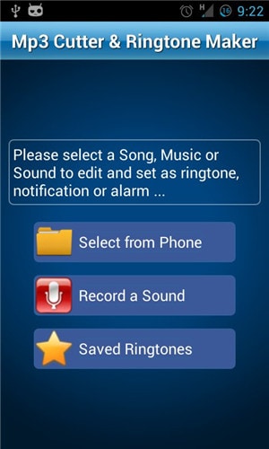 Aplikacje dzwonków dla Androida-MP3 Cutter i Ringtone Maker